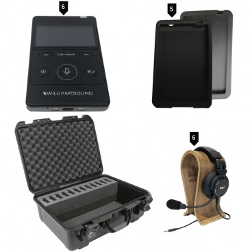 Williams Sound DWS COM 6 PRO 400 Digi-Wave 400 Wireless Intercom System