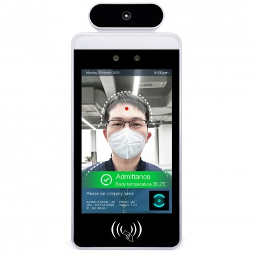Goodview Dynamic Detection Display Temperature Scanner Kiosk with Facial Recognition and Wall Mount - SV1080-W