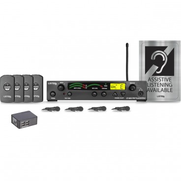 Listen Tech LP-4VP-072-01 Assistive Listening DSP Value Package (72 MHz)
