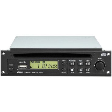MIPRO CDM-2 CD/USB Player Module with Remote Control for MA-505, MA-707, MA-708 and MA-808