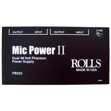 Rolls PB223 Dual Phantom Power Adapter