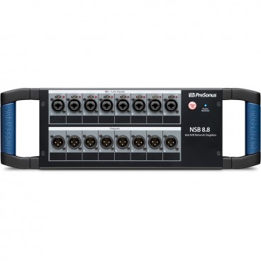 PreSonus NSB 8.8 8x8 AVB-Networked Stage Box with 8 Locking Mic/Line Inputs