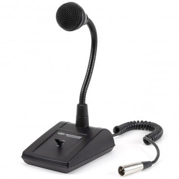 Pure Resonance Audio PTT1 Desktop Push-to-Talk Gooseneck Microphone
