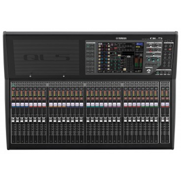 Yamaha QL5 Compact Digital Mixing Console 32 Mic/Line Inputs 16 Analog Omni Outputs with Dante Networking and Dugan Auto Mixing