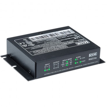 Rane Commercial RAD16z Remote Audio Device Dual I/O Euroblock AD Converter