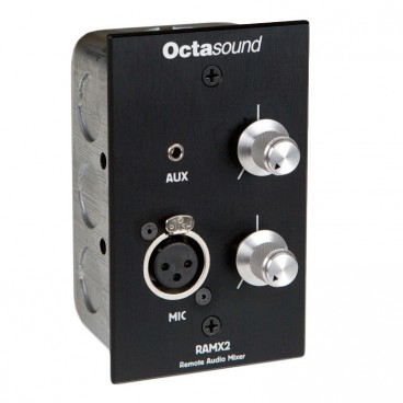Octasound RAMX2 Microphone and Auxiliary Remote Audio Mixer
