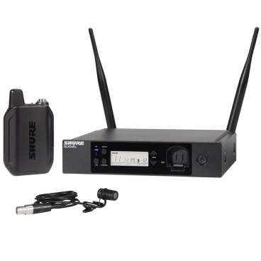 Shure GLXD14R+/85 Digital Wireless Rack System with WL185 Lavalier Microphone