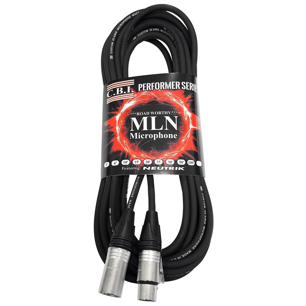 CBI MLN-50 Performer Series XLR Cables