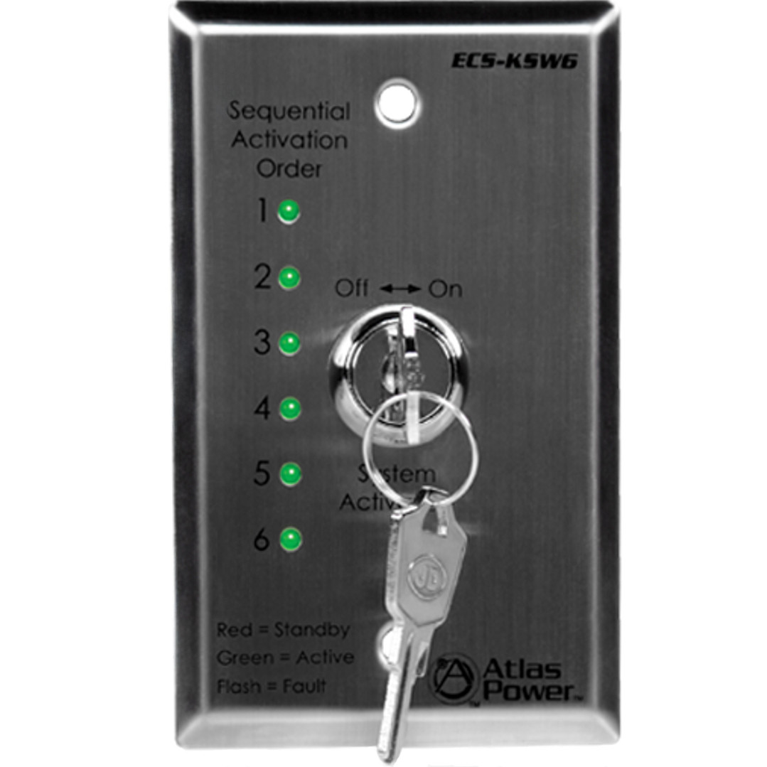 AtlasIED ECS-KSW6 Remote Control Panel 