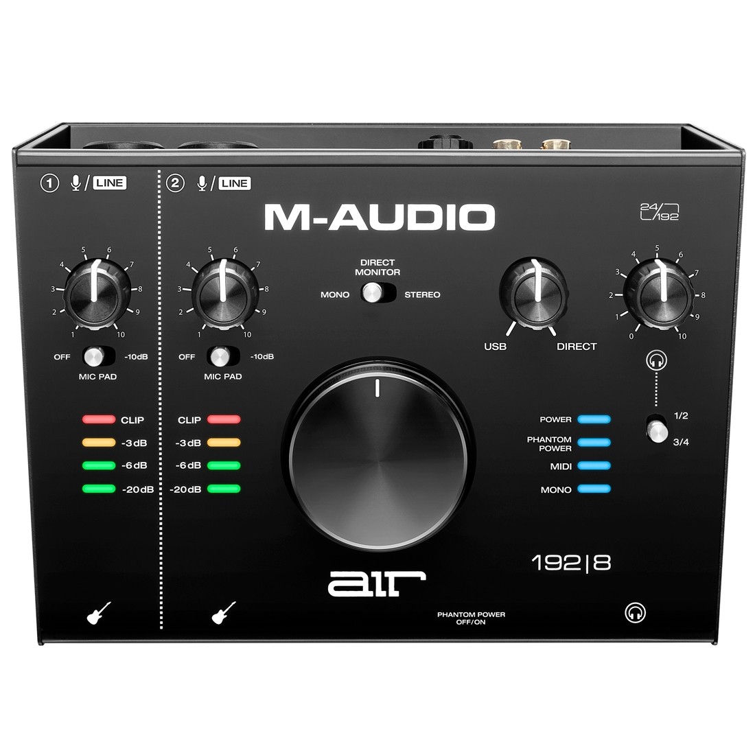 M-Audio AIR 192|8 2-In/4-Out 24/192 Audio MIDI Interface