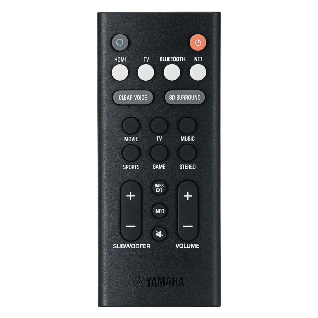 Yamaha YAS-109 Sound Bar Remote