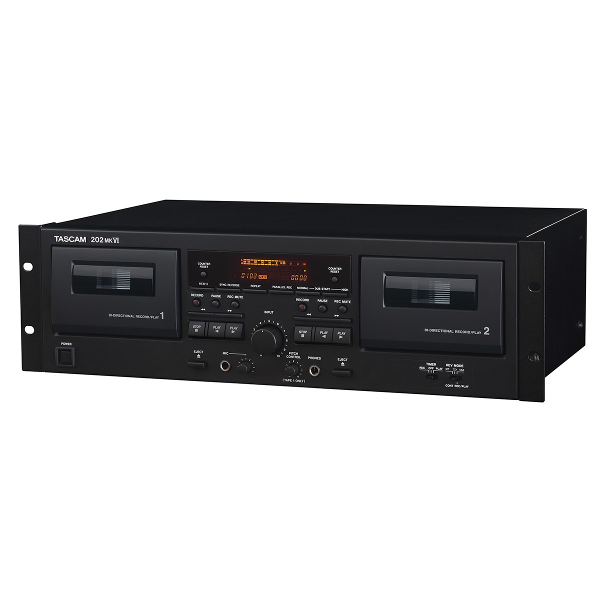 Tascam 202mkVI Dual Cassette Recorder