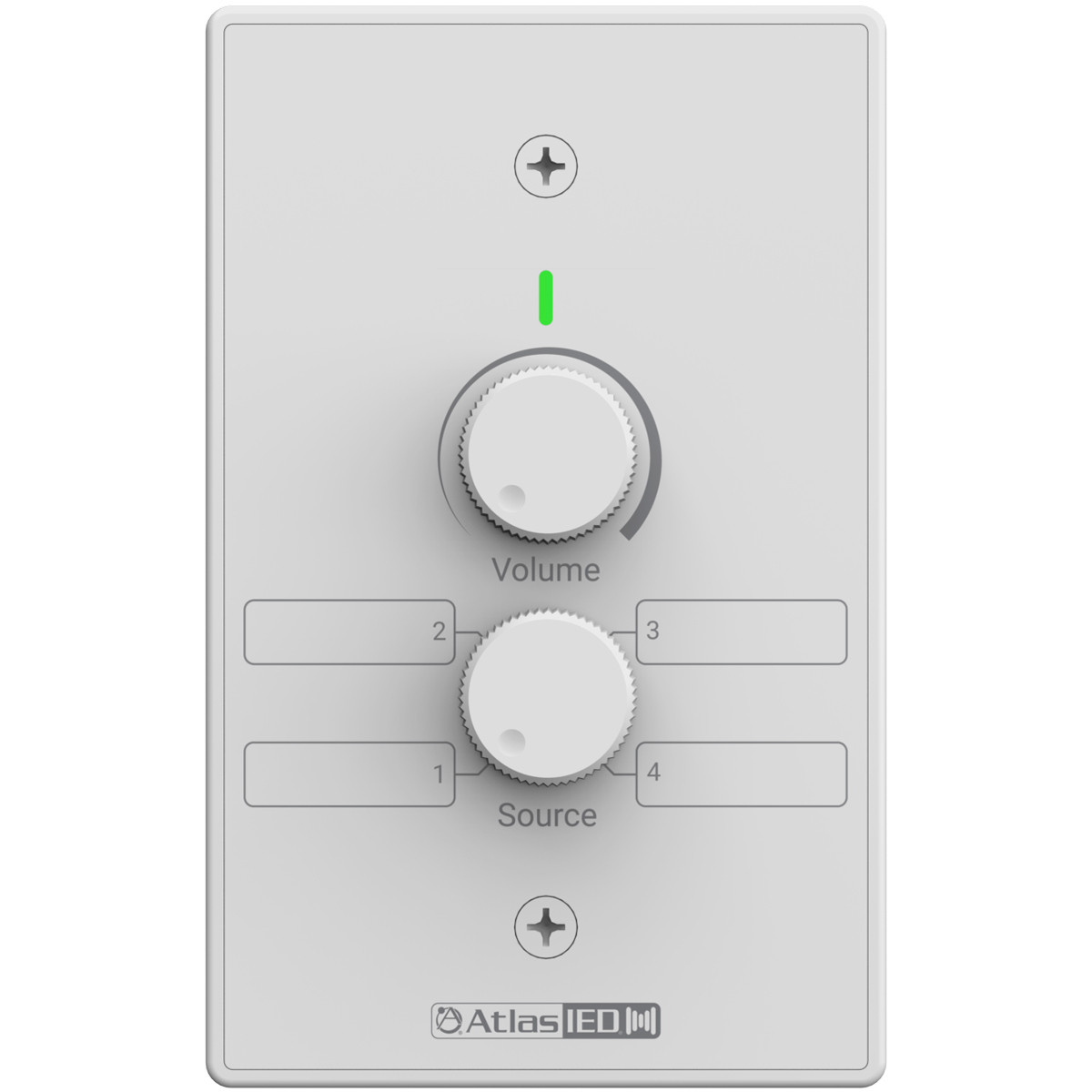 AtlasIED DMA-VS Wall-Mounted Volume Control and Source Selector