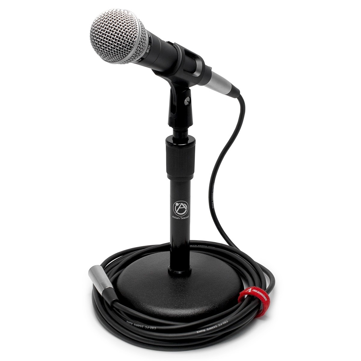 Desktop Microphone Package with Pure Resonance Audio UC1S, Desktop Stand and 20ft Cable