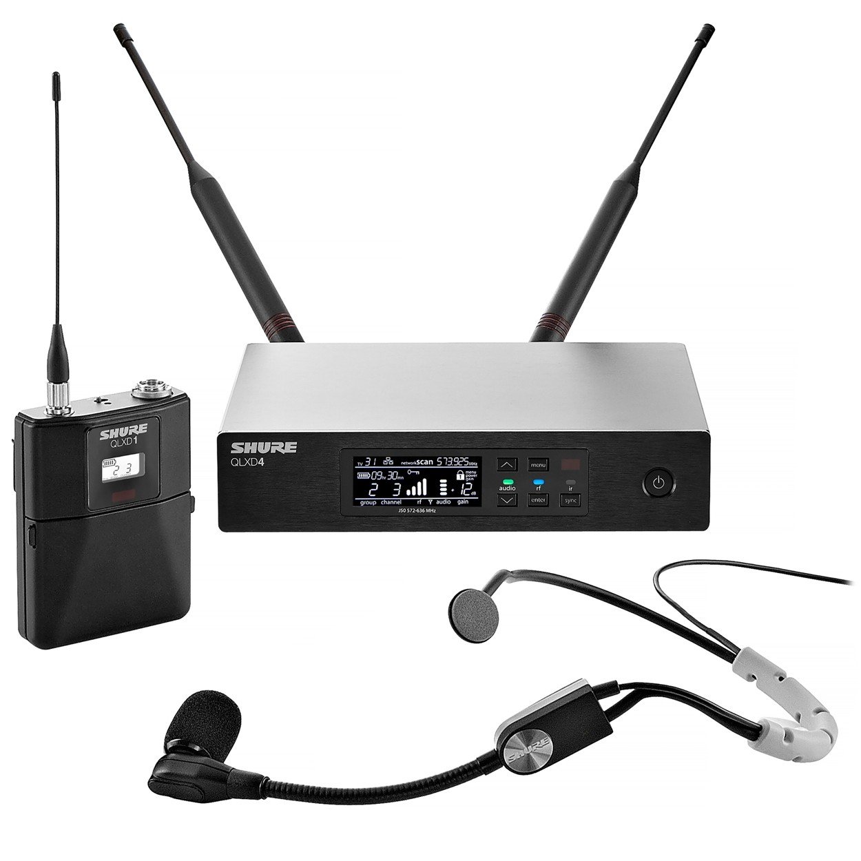 Shure QLXD14/SM35 Headworn Wireless Microphone System