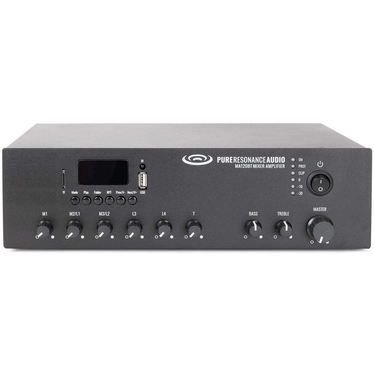 Pure Resonance Audio MA120BT 120W Mixer Amplifier