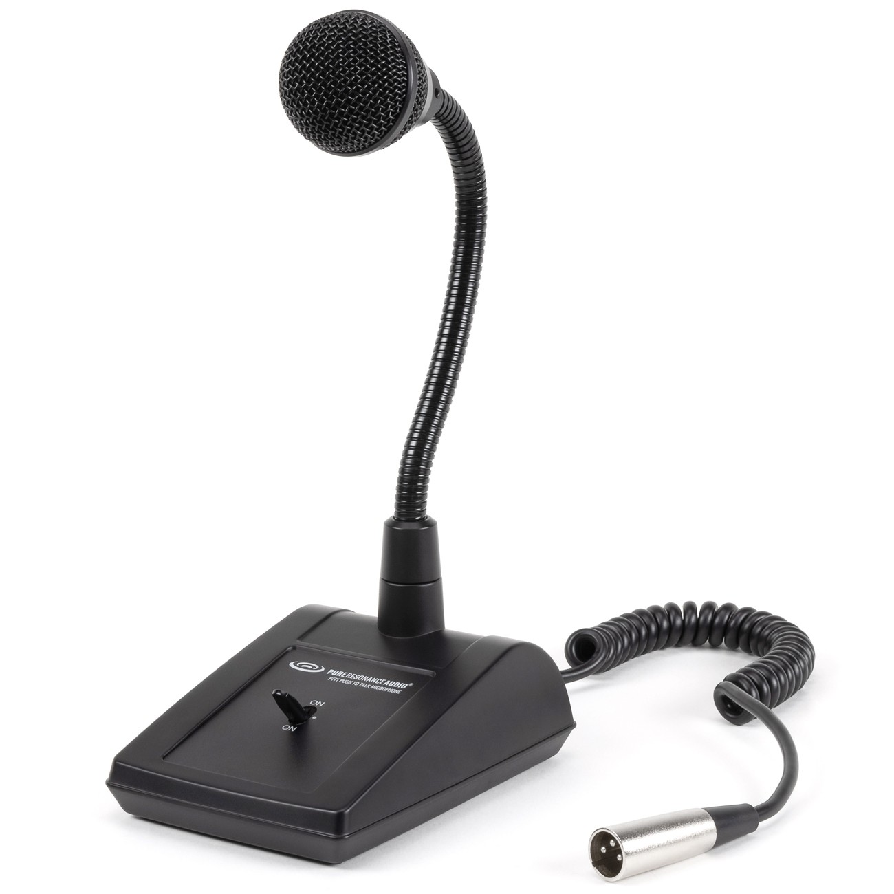 PTT1 Desktop Push-To-Talk Gooseneck Microphone