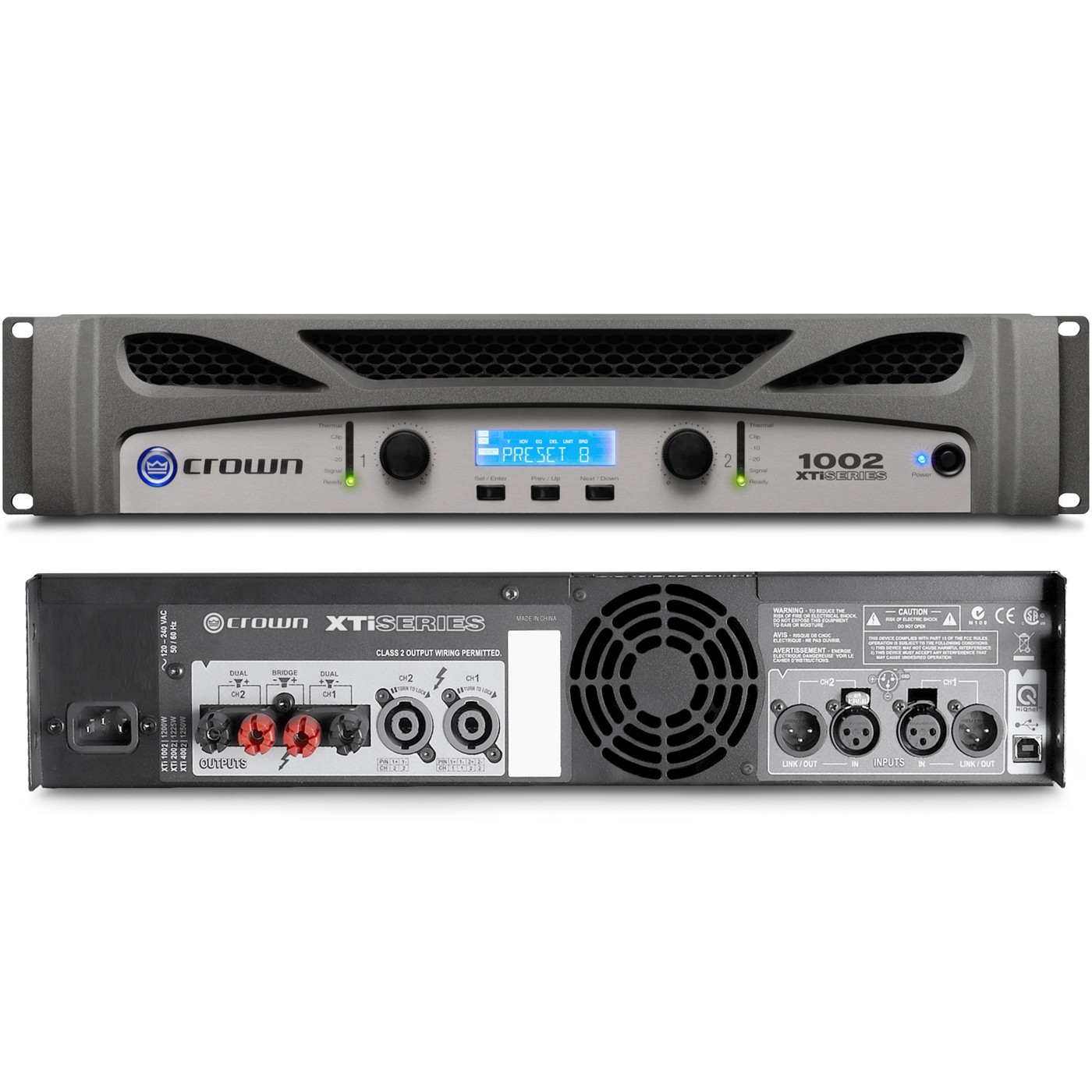 Crown XTi 1002 2-Channel Stereo Power Amplifier