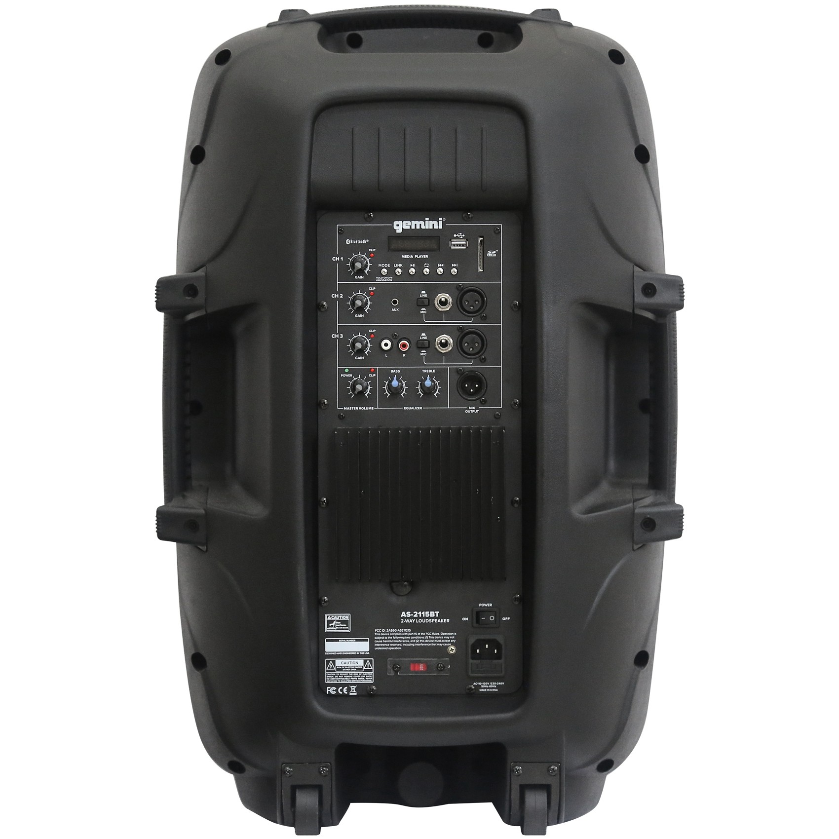 Gemini AS-2115BT Back