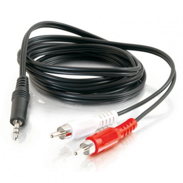 C2G ﻿40423 Value Series One 3.5 mm Stereo Male to Two RCA Stereo Male Y-Cable
