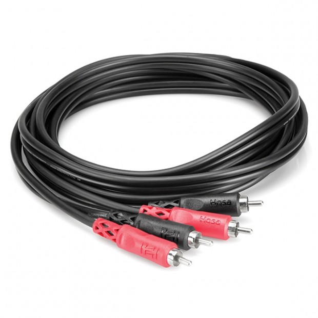 Hosa Technology CRA 200 Stereo Dual RCA to Dual RCA Cable