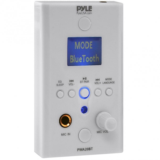 Pyle Audio Pwa20bt In Wall Control Receiver With Built Amplifier And Bluetooth - In Wall Bluetooth Audio Receiver