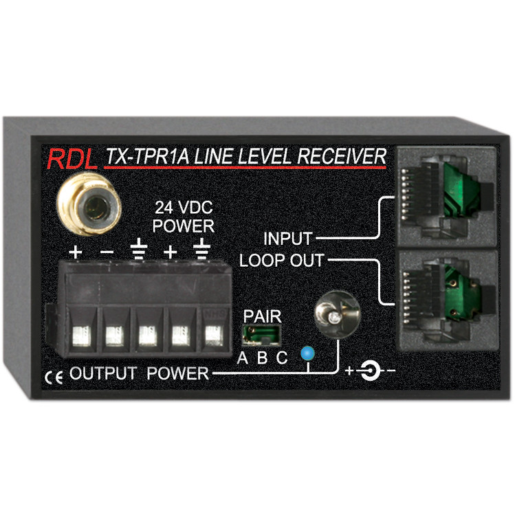 RDL TX-TPR1A Active Single-Pair Format-A Receiver