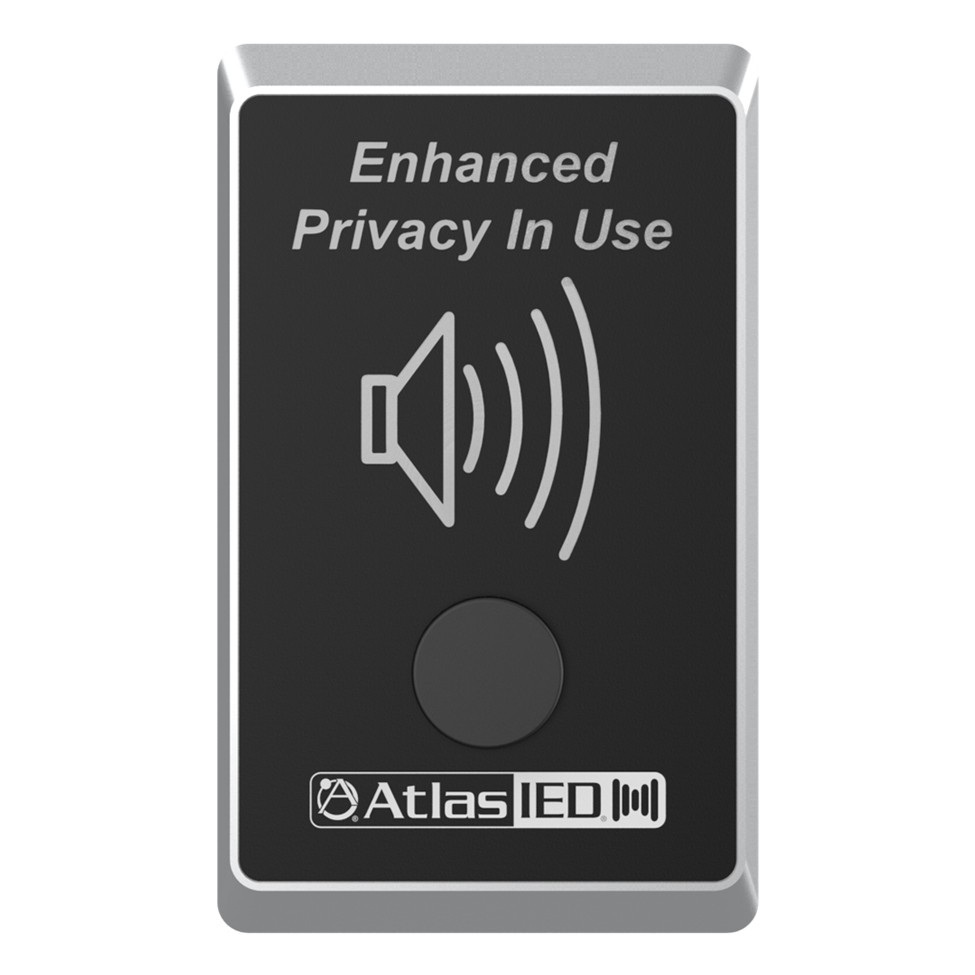 AtlasIED Z-SIGN Wireless Enhanced Speech Privacy Activation Sign Off