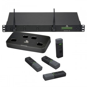 Revolabs Executive HD 4 Channel Wireless Microphone System with 3 Omni Mics and 1 Wearable Mic (Discontinued)