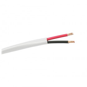 West Penn 225 16/2 Non-Plenum Audio Speaker Wire for Audio, Control, and Low Voltage Power - White (1000ft)