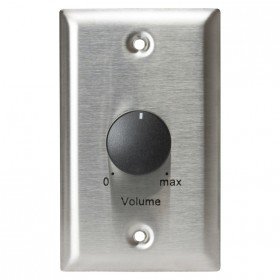 Lowell 25LVC 25W Mono Volume Control - Stainless Steel