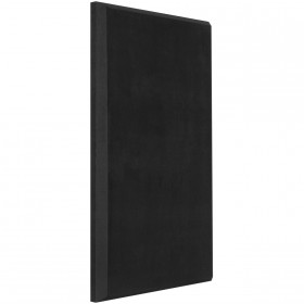 Auralex SonoSuede Panels 2" x 24" x 48" Fabric Wrapped Acoustical Absorption Panel, Beveled Edge - Black