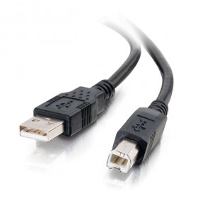 C2G 28102 2m USB 2.0 A/B Cable - Black, 6.6ft