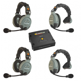 Eartec COMSTAR XT-4 Four Person Wireless Intercom System (Discontinued)