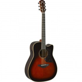Yamaha A3R ARE Traditional Western Body Cutaway Acoustic-Electric Guitar - Tobacco Brown Sunburst