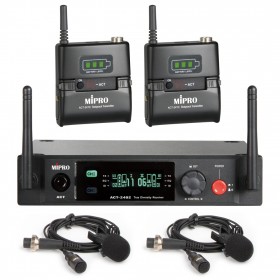 MIPRO ACT-2402/ACT-24TC2 Dual Channel 2.4 GHz Lavaliere System MIPRO ACT-2402/ACT-24TC2 Dual Channel 2.4 GHz Lavaliere System