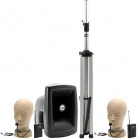 Anchor Audio Mega-BPDUAL MegaVox Basic Package DUAL with 2 Wireless Collar Microphones (Discontinued)