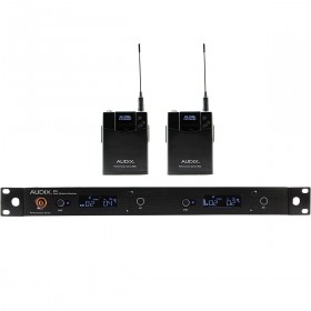 Audix AP62 BP Wireless Microphone System with R62 2-Channel Diversity Receiver and 2 B60 Bodypack Transmitters