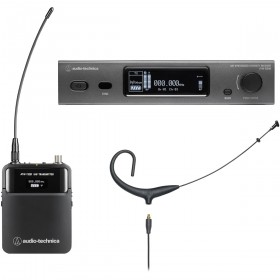Audio-Technica ATW-3211/894x 3000 Series Fourth Generation Wireless Microphone System with BP894xcH Headworn Mic - Black