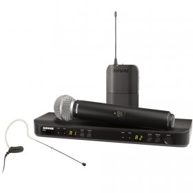 Shure BLX1288/MX153 Dual Channel Wireless Combo Microphone System with BLX2/SM58 Handheld and MX153 Earset