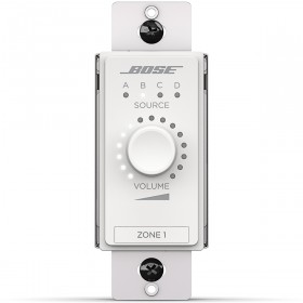 Bose ControlCenter CC-3D Digital Wall Zone Controller with A/B/C/D Source Selection - White