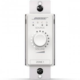 Bose Professional ControlCenter CC-3D Digital Wall Zone Controller with A/B/C/D Source Selection - White