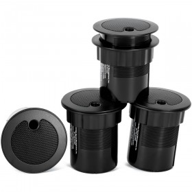 Cambridge Qt Active Emitter Sound Masking Speakers (4 Pack with 16ft RJ45 UTP Cables) Plenum-Rated UL 2043 Listed - Black Cambridge Qt Active Emitter Sound Masking Speakers (4 Pack with 16ft RJ45 UTP Cables) Plenum-Rated UL 2043 Listed - Black