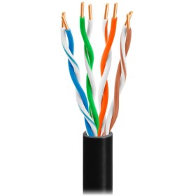 West Penn 4245EZ 4 Pair 24 AWG CAT5E Cable with Polyolefin Insulation (1000ft)