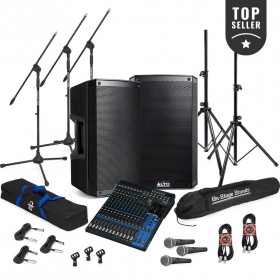 Church Sound System Package with 2 Alto Truesonic TS210 Powered Speakers and Yamaha MG16XU Mixer (Discontinued)