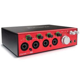 Focusrite Clarett 4Pre USB 18-In 8-Out Audio Interface for PC and Mac (Discontinued)
