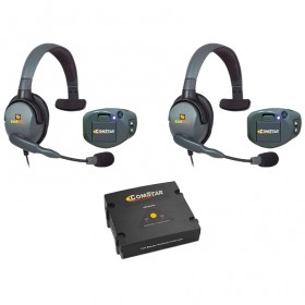Eartec COMSTAR 2 Two Person Wireless Intercom System with ComPak Beltpacks (Discontinued)