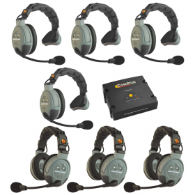 Eartec COMSTAR XT-7 Seven Person Wireless Intercom System (Discontinued)