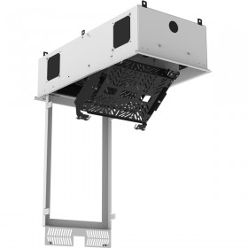 Atlas Sound CR212 1' x 2' Ceiling-Mount 2U Half-Width Equipment Rack with Auto Sensing AC Power Pack