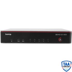 Biamp Devio SCX 800 Conference Room Hub for up to 8 Microphones Biamp Devio SCX 800 Conference Room Hub for up to 8 Microphones